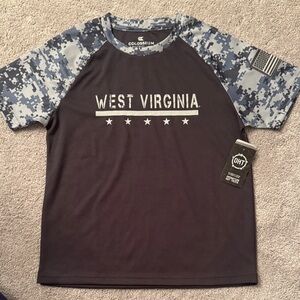 Colosseum West Virginia Youth Charcoal Tee